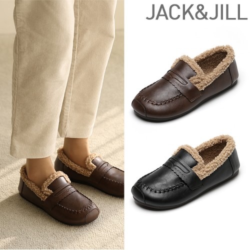 잭앤질 뽀글이털안감 로퍼(JD3712)JACK&amp;JILL