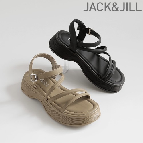 잭앤질 스트랩 버클 플랫폼 샌들(JB4341)JACK&amp;JILL
