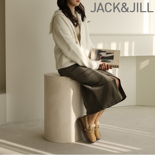 잭앤질 뽀글이털 버클로퍼(JD3709)JACK&amp;JILL